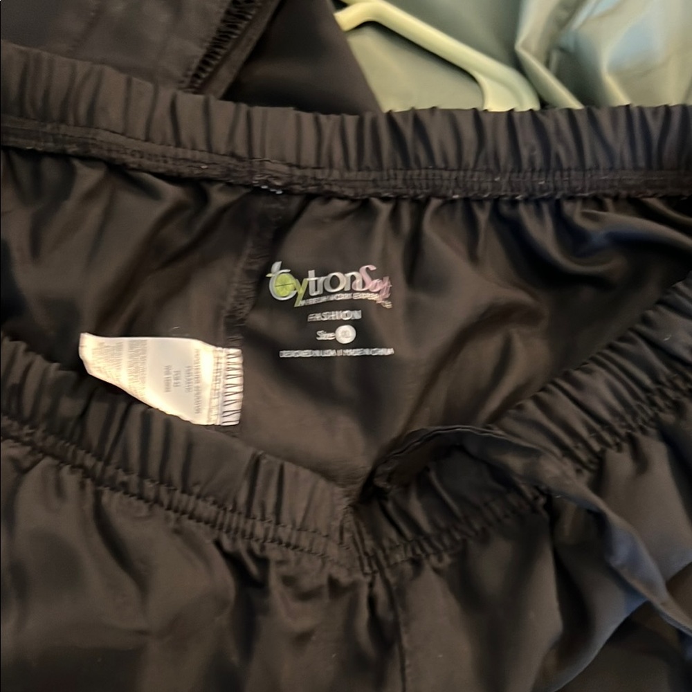 Black womens scrub pants by Citron